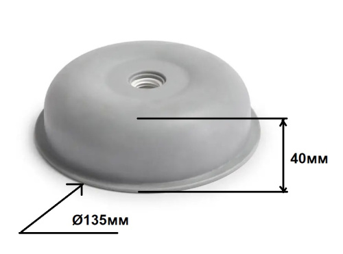 Кришка корпуса Intex 11868 (до фільтра картриджніих фільтруючих насосів, підходить до: Intex 28603, 28604, 28637, 28638) фото 3