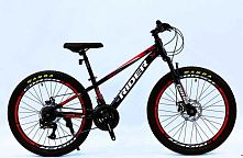 Велосипед двоколісний спортивний Corso RD-24952 «Rider» (колеса Ø24"/гума, рама: 11"/сталь, швидкостей: 21, обладнання SunRun)