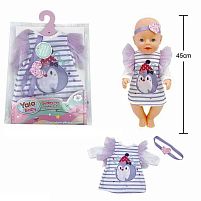 Одяг для пупса BLC 242 D на пупса висотою 40-45 см, в пакеті