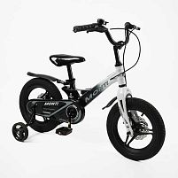 Велосипед дитячий двоколісний Corso MT-14231 «Monti» (колеса Ø14"/гума, рама: магній, допоміжні колеса, гальмо ручне, від 3 років)