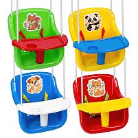 Гойдалка зі столиком Bamsic №8 7010 «Веселий малюк» (сидіння: 32*36*40 см, пластик)