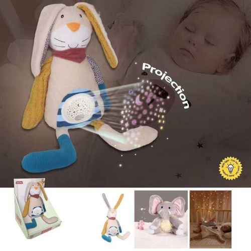 Нічник 033-33 підсвічування, шум моря, серцебиття, мелодії, проєкція зоряного неба, регуляція світла і звуку, в коробці