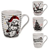 Чашка новорічна "Merry Christmas" 360мл Stenson R34408