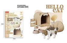 Тваринка M 02 рухливі кінцівки та голова, довжина 6 см, аксесуари, на листі