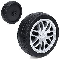Колесо для дитячого електромобіля Bambi Racer M 6364-EVA WHEEL (заднє та переднє однакові Ø27 см, ↔10 см, EVA, адаптер під редуктор)