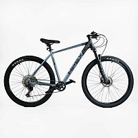 Велосипед Спортивний Corso "APEX" PX-29157  рама алюмінієва 21``, обладнання Shimano Deore 12 швидкостей, вилка Santour повітряна, зібран на 75%