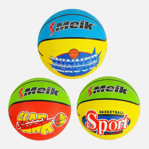 М`яч баскетбольний C 56006 (50) 3 види, вага 510-530 грам, матеріал PVC, розмір №7