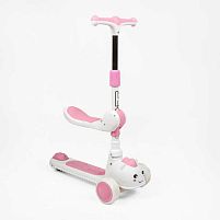 Самокат-беговел триколісний Skyper S-5806-32 (колеса: передні Ø4.92"/PU/заднє Ø3,15"/PU, рама: пластик/складна, сидіння, до 25 кг)