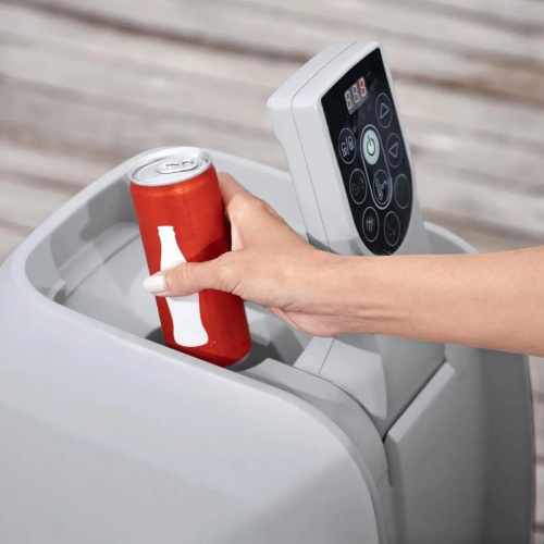 Надувне джакузі-СПА Bestway 60005 (66*180 см., об'єм: 669 л., 4 місць, картр. фільтр-насос 1325 л/год, тент, дозатор хімії, аеромасаж, таймер) фото 5
