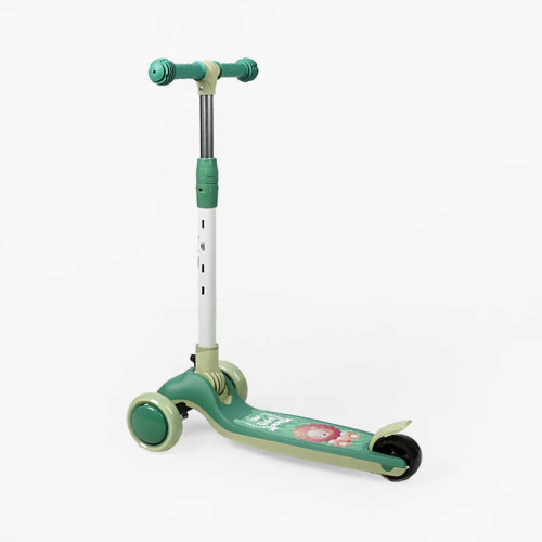 Самокат триколісний Skyper SR-60614 (колеса: передні Ø4.92"/заднє Ø3.15"/PU, рама: алюміній/складна, до 30 кг) фото 3