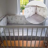 Бортики на три сторони "Ведмедик" 25823 тканина РАНФОРС, розмір 120*30 см "Bimbo", в пакеті