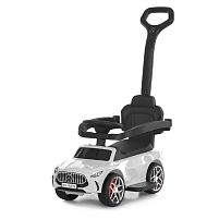 Каталка-толокар Bambi M 6255EL-1 (колеса: Ø5,5"/EVA, батьк. ручка, страхувальний бампер, сидіння: екошкіра, музика, до 30 кг)