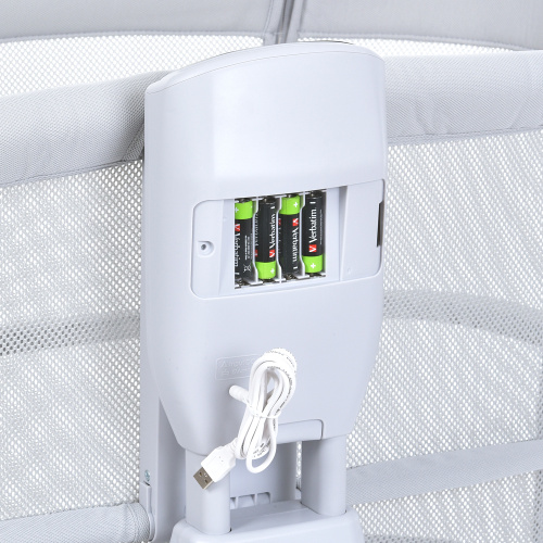 Ліжечко-люлька-гойдалка-манеж для немовлят з електро-заколисуванням Mastela 3328 (механізм гойдання: вліво-вправо, музика, USB, таймер, москітна сіт.) фото 10