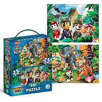 Пазл 2в1 "Пригоди У Джунглях" 200572 "DoDo", 24-36 елементів, у коробці