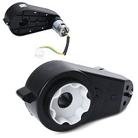 Редуктор колеса в зборі з мотором для дитячого електромобіля Bambi Racer M 6291-F-GEAR BOX (передній, 24V, RPM12000, отвір під вісь: Ø18 мм, ↔19 см)