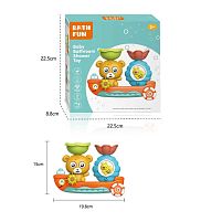 Гра для ванни 661 на присосках, кухлик, млин, рухомі елементи, механічний принцип роботи, в коробці