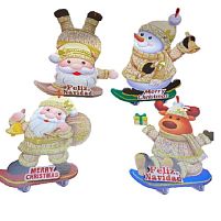 Декор-підвіска новорічна "Merry Christmas" 41*28см Stenson R90820
