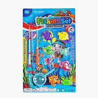 Риболовля 555-311 магнітна, 8 рибок, вудочка, на листі