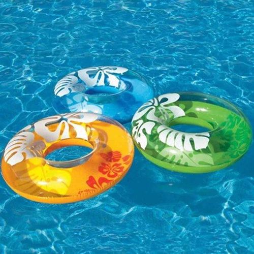 Надувной круг для плавання "Перламутр" Intex 59251 (діаметр: 90 см., до 80 кг., від 9-ти років, 3 кольори)