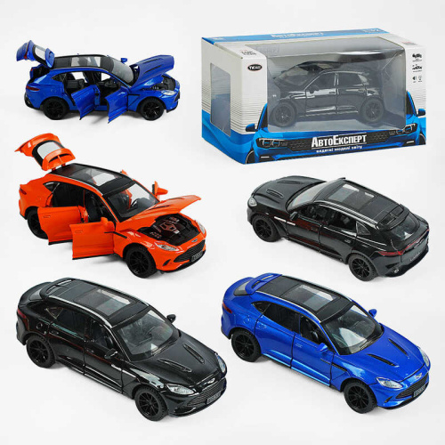 Машинка RS-18346 "Авто Експерт", 3 кольори, металопластик, 1:32, звук, світло, інерція, рухомі елементи, ВИДАЄТЬСЯ ТІЛЬКИ МІКС ВИДІВ