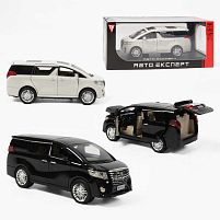 Машинка RS-11632 "Авто Експерт", 2 кольори, металопластик, 1:24, звук, світло, інерція, відчиняються двері, багажник та капот, в коробці
