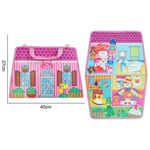 Логічна папка 25061 фетр, одяг, кімнати, ремінець