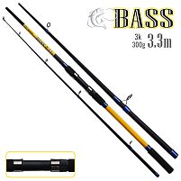 Спінінг короповий штекерний "Bass" 3.3м 300г 3к Sams Fish (SF24192-3.3)