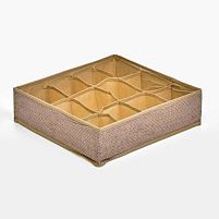 Коробка-органайзер для зберігання білизни 12отд 30*30*10см Stenson R89761