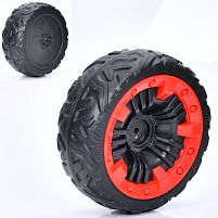 Колесо для дитячого електромобіля Bambi Racer M 6124-EVA WHEELL (заднє та переднє однакові, Ø38 см, ↔13.5 см, EVA, адаптер під редуктор)