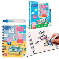Водна розмальовка «Peppa Pig» 200443 "DoDo", 8 сторінок, маркер, в коробці