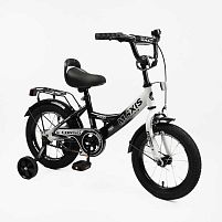 Велосипед дитячий двоколісний Corso MX-80365 «Maxis» (колеса Ø14"/гума, рама: сталь, допоміжні колеса, гальмо ручне, від 4 років)