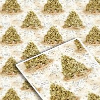 Папір пакувальний крейдований новорічний 70*100см 10л/уп Stenson 503