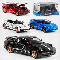 Машина LF-01232 "Авто Експерт", 4 кольори, металопластик, 1:32, світло, звук, інерція, відчиняються двері, капот, в коробці, МІКС