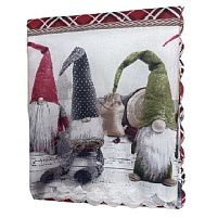 Скатертина "New Year's Gnome" 120*150см Stenson M50076-150