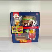 Набір продуктів XJ 575 муляжі продуктів, машинка з інерцією, підсвічуванням та мелодіями, в коробці