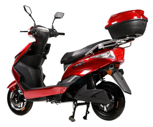 Електроскутер Aima Big Bull Red (колеса: Ø10", акб: 72V/32Ah/Lead-Acid, мотор: 1200W, пробіг на одному заряді до 65 км, до 50 км/год, червоний) фото 10