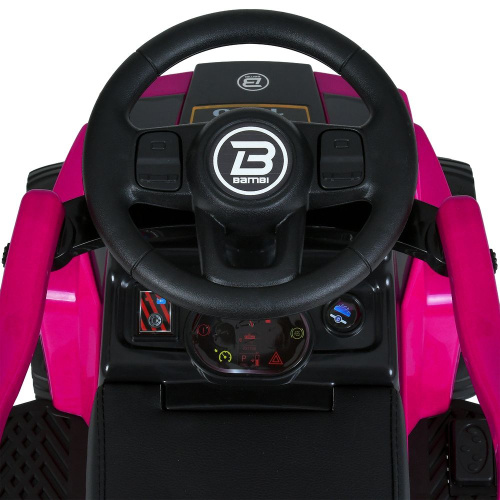Каталка-толокар Bambi M 5805EL-8 (колеса: Ø7,1"/EVA, батьк. ручка, страхувальний бампер, сидіння: шкіра, музика, до 25 кг) фото 8