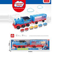 Потяг 412-1 інерція, знімний вагон, 3 міні-потяги, в коробці