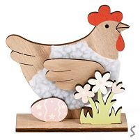 Декор великодній "Chiken" 12.5см Stenson R33824