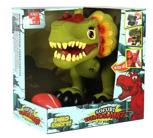 Динозавр 073 звуки, підсвічування, в коробці
