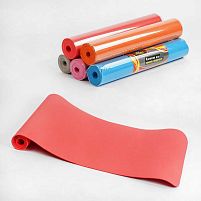 Килимок для йоги C 56187 "TK Sport", 5 кольорів, розмір 61х173 см, товщина 0.4 см, ВИДАЄТЬСЯ ТІЛЬКИ МІКС ВИДІВ