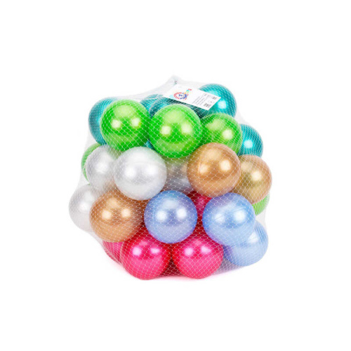 Набір кульок для сухих басейнів 8935 "Technok Toys", 60 кульок, в сітці