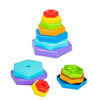 Іграшка розвиваюча "Райдужна пірамідка" 39354 (20) "Tigres"