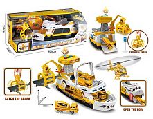 Корабель 660 S-03 катер, акула, транспорт, світло, звук, у коробці