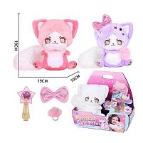 М’яка іграшка 933-97 E 3 кольори, “Тваринка”, розмір: 19х10х19 см, аксесуари, механічна паличка, в коробці, ВИДАЄТЬСЯ ТІЛЬКИ МІКС ВИДІВ