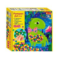 Великий набір для творчості "Pompon Art. Дракончик" 10100693У "Ранок", в коробці