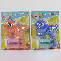 Пистолет с мыльными пузырями 8806 S (72/2) 2 цвета, механический, на листе