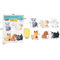 Набір пискавок YRB 06-8 6 фігурок, гумові, в пакеті