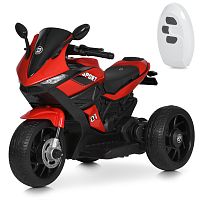 Електромотоцикл дитячий Bambi Racer M 4454ELR-3 (колеса: Ø8.8"/EVA, акк. 6V/5Ah, мотор: 2*6V/35W, до 3 км/г, до 30 кг)