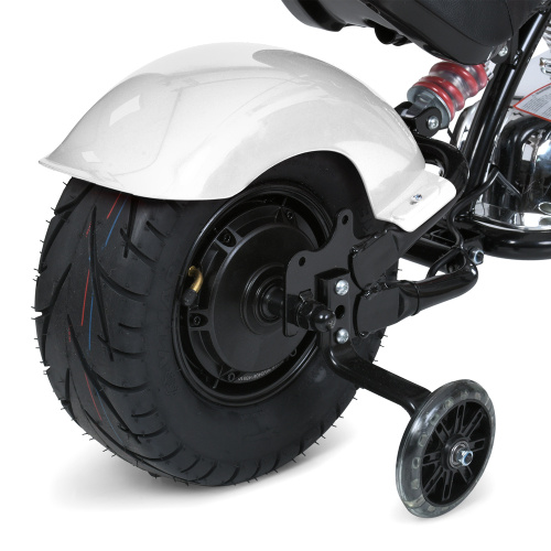 Електромотоцикл дитячий Bambi Racer M 6016AL-1(36V) (колеса: Ø12.6"/гума, акк. 2*18V/9Ah, мотор: 36V/350W, до 20 км/г, додаткові колеса, до 80 кг) фото 9